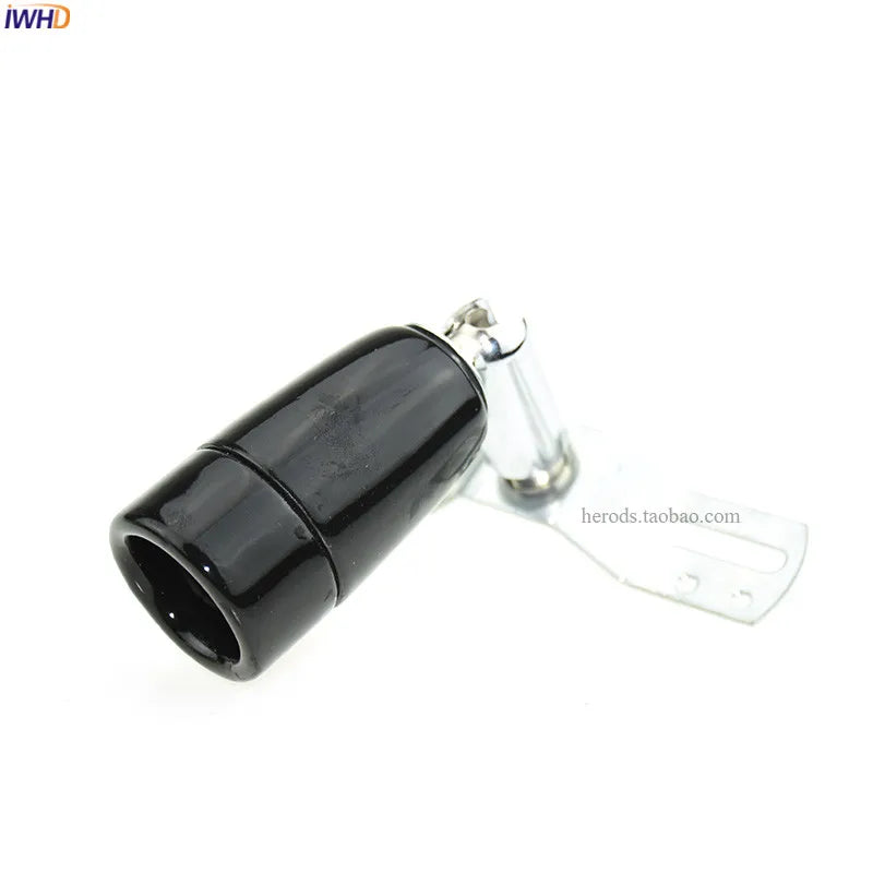 DecorBites™ Ceramic E14 Socket Bulb Holder Table Pendant Light Fitting-Lamp Holder Base