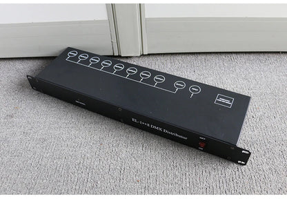 موزع ومضخم إشارة DMX من DecorBites™ بثمانية منافذ لمصابيح LED - مكرر وموزع إشارة