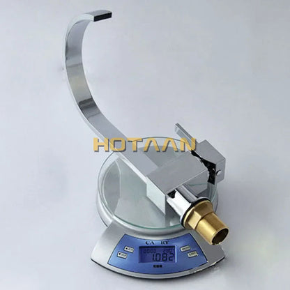 DecorBites™ Dual Hole Kitchen Tap in Brass Chrome Finish