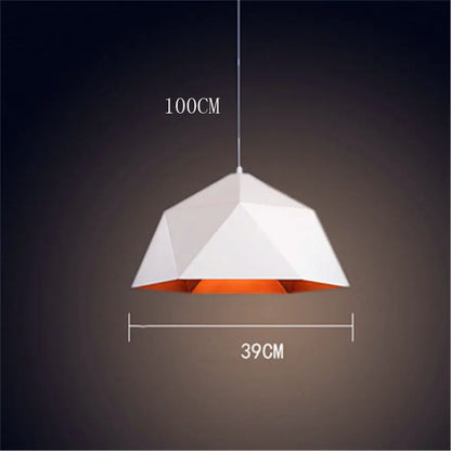 DecorBites™ Industrial Loft Pendant Light | Modern Iron Hanging Lamp for Kitchen | E27 Fixture