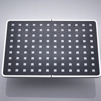 DecorBites™ Black Rainfall Shower Head with Handshower - Over-head Shower Sprayer