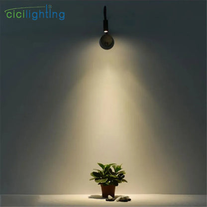 DecorBites™ 3W Flexible Gooseneck LED Wall Sconce for Bedroom Reading, Aluminum Lightning