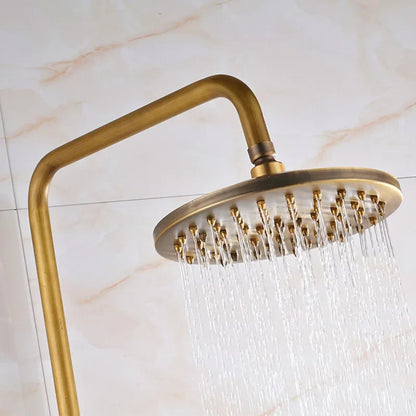 مجموعة خلاط دش عتيقة من DecorBites™ مع رأس دش مطري مقاس 8 بوصات ومقبضين