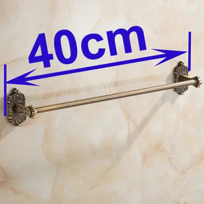 حامل مناشف نحاسي عتيق من DecorBites™ - إكسسوارات حمام مثبتة على الحائط