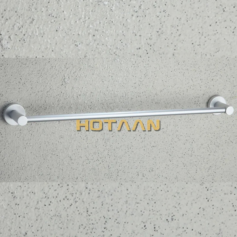 حامل مناشف الحمام المصنوع من الألومنيوم من DecorBites™، رف مناشف دائري مضاد للصدأ