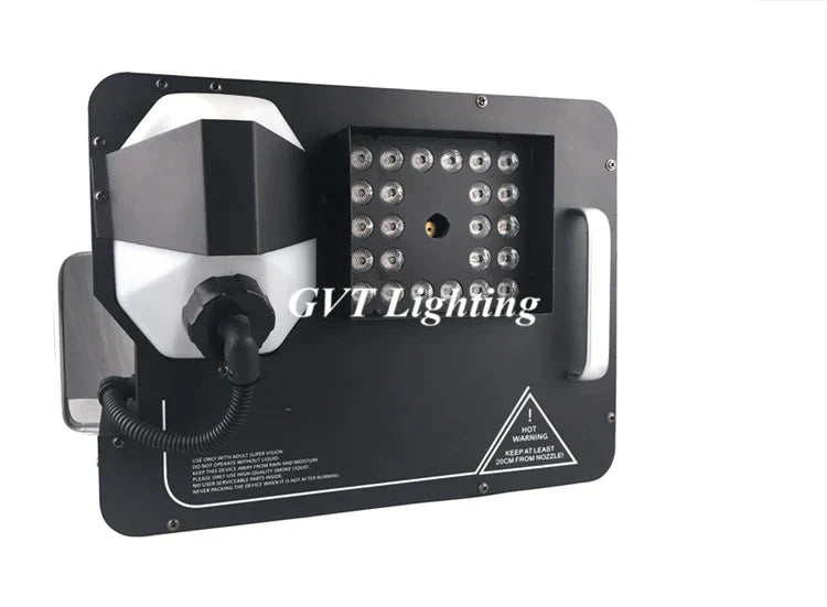 Máquina de humo LED RGB DecorBites™ de 1500 W con control DMX inalámbrico