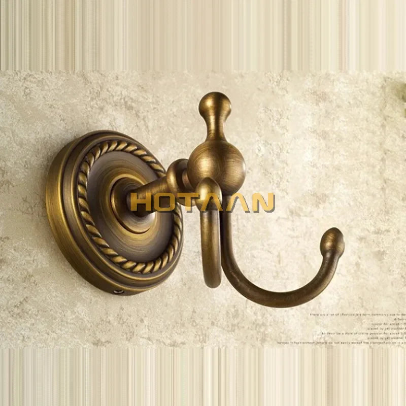DecorBites™ Brass Wall Hooks & Racks, Clothes Hanger, Towel Coat Robe Hook, Bathroom Accessories