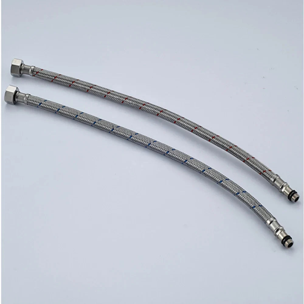 خرطوم سباكة DecorBites™ من الفولاذ المقاوم للصدأ بطول 60 سم للمياه الساخنة والباردة