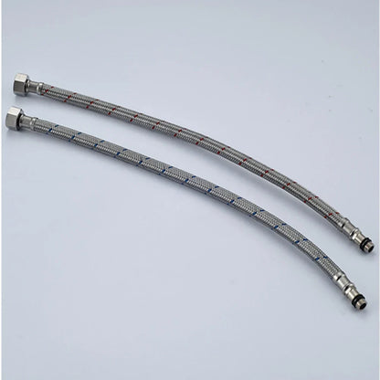 خرطوم سباكة DecorBites™ من الفولاذ المقاوم للصدأ بطول 60 سم للمياه الساخنة والباردة