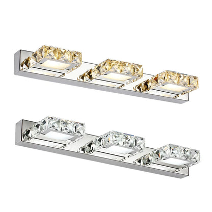 Lámpara de pared LED DecorBites™ con espejo de cristal para dormitorio, resistente al agua, controlador IC, 110 V/220 V CA