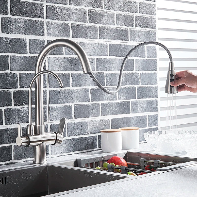 Decorbites™ Zweihand-Wasserfilterarmatur mit 360-Grad-Drehung