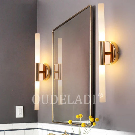 DecorBites™ LED Tube Wall Light for Bedroom Bathroom Foyer Living Room, Modern Metal Up Down Lamps