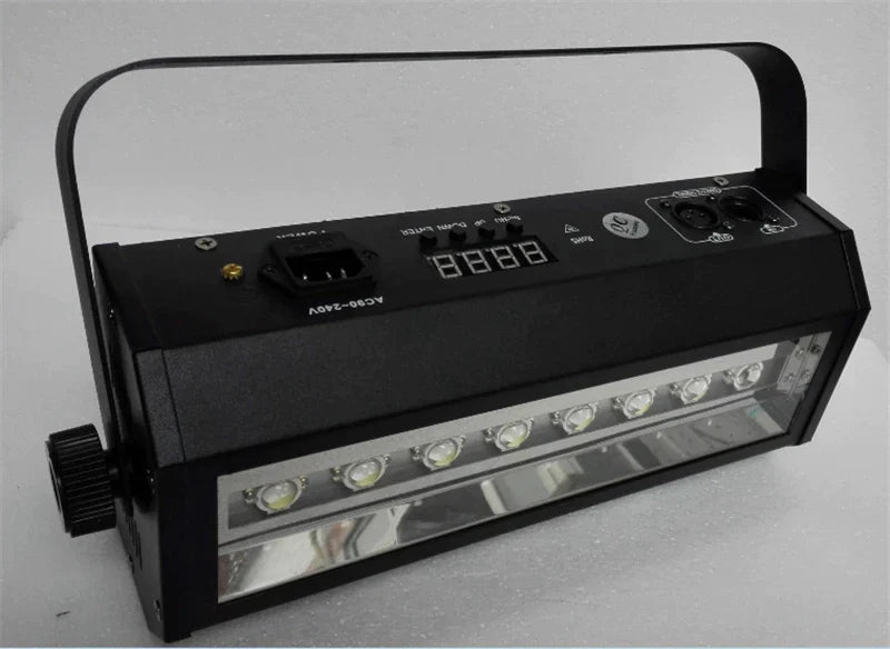 إضاءة ستروب LED من DecorBites™ بقوة 200 واط: إضاءة فلاشية للحفلات والديسكو والبار