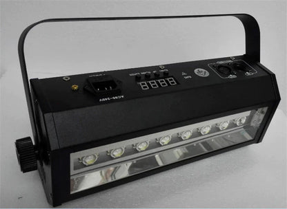 إضاءة ستروب LED من DecorBites™ بقوة 200 واط: إضاءة فلاشية للحفلات والديسكو والبار