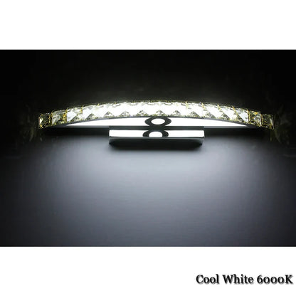 Aplique de pared de cristal LED DecorBites™ de 15 W para baño, ideal para espejo y maquillaje.