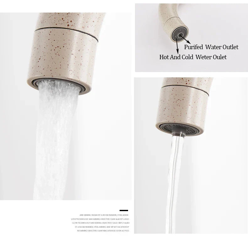 Decorbites™ Trinkwasser-Filterarmatur Küchen-Spülbecken-Mischbatterie für reines, frisches Wasser