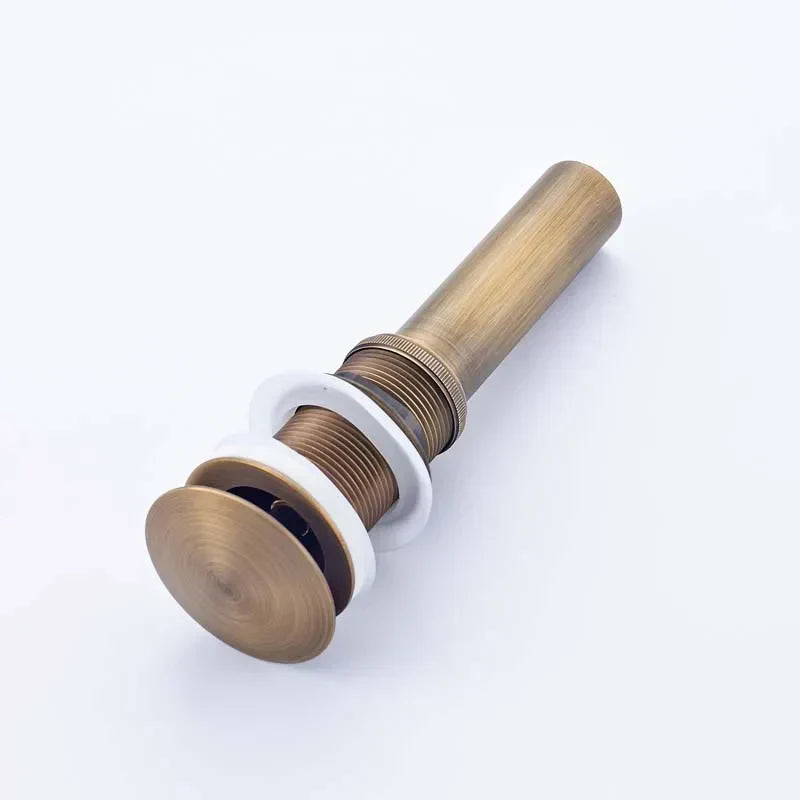 DecorBites™ Bronze Round Siphon Bottle Trap Black P-TRAP for Bathroom Vanity Basin