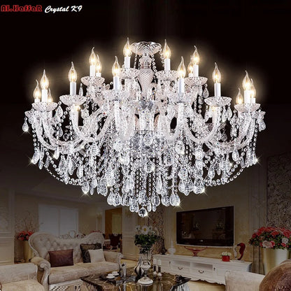 DecorBites™ Crystal Chandeliers: Modern Luxury Lighting for Home Decor - AC110V/220V