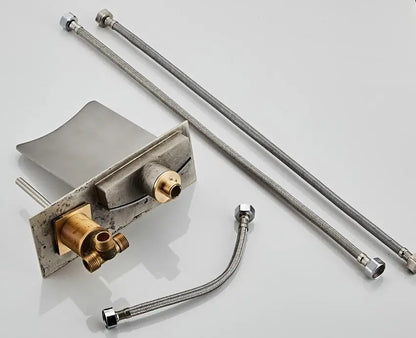 DecorBites™ LED Waterfall Wall Mount Bath Faucet with Temperature Control