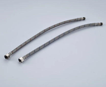 خرطوم سباكة صنبور ديكوربايتس™ من الفولاذ المقاوم للصدأ بطول 40 سم للمياه الساخنة والباردة