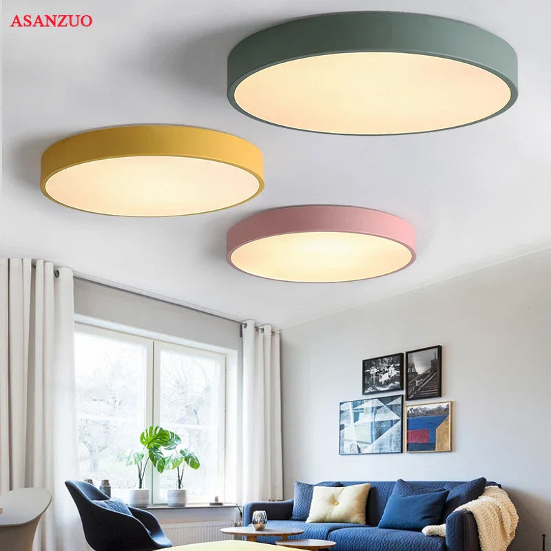 DecorBites™ LED Round Ceiling Light for Kitchen, Kids Room, Dining, Ultra-thin Modern Design