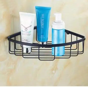 DecorBites™ Carved Flowers Blackened Copper Bathroom Accessories Set