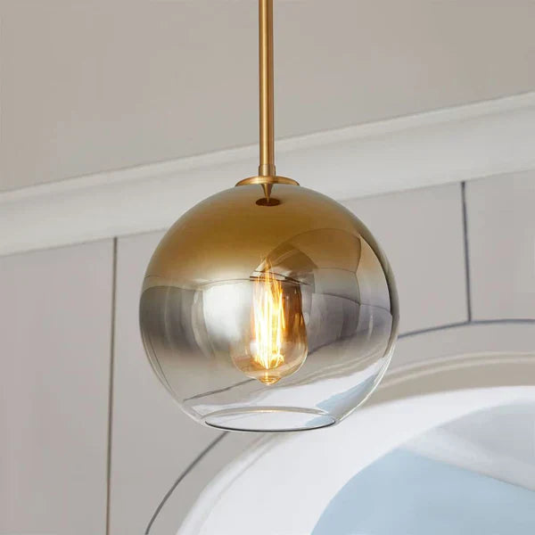 DecorBites™ Gradient Glass Ball Pendant Light for Kitchen Dining Living Room