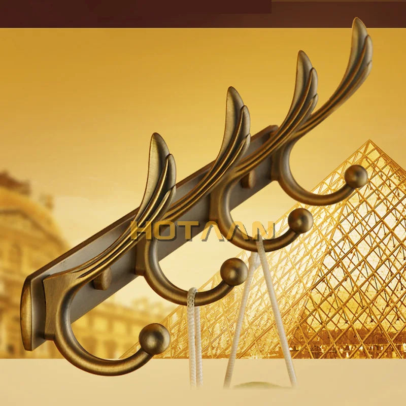 DecorBites™ Antique Brass Robe Hook - Bathroom Accessories and Hardware