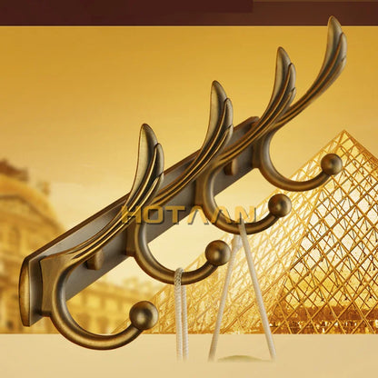 DecorBites™ Antique Brass Robe Hook - Bathroom Accessories and Hardware