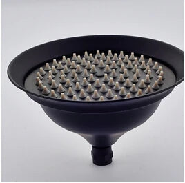 رأس دش نحاسي DecorBites™ مقاس 8 بوصات: بديل لصنبور الدش اليدوي لحمامك