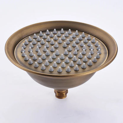 رأس صنبور دش مطري من DecorBites™ مقاس 8 بوصات مصنوع من النحاس العتيق للاستمتاع بدش منعش