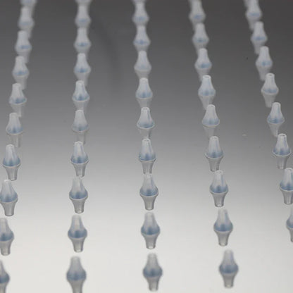 DecorBites™ LED Shower Head Square with Temperature Control 3 Color Lights Ultra Thin