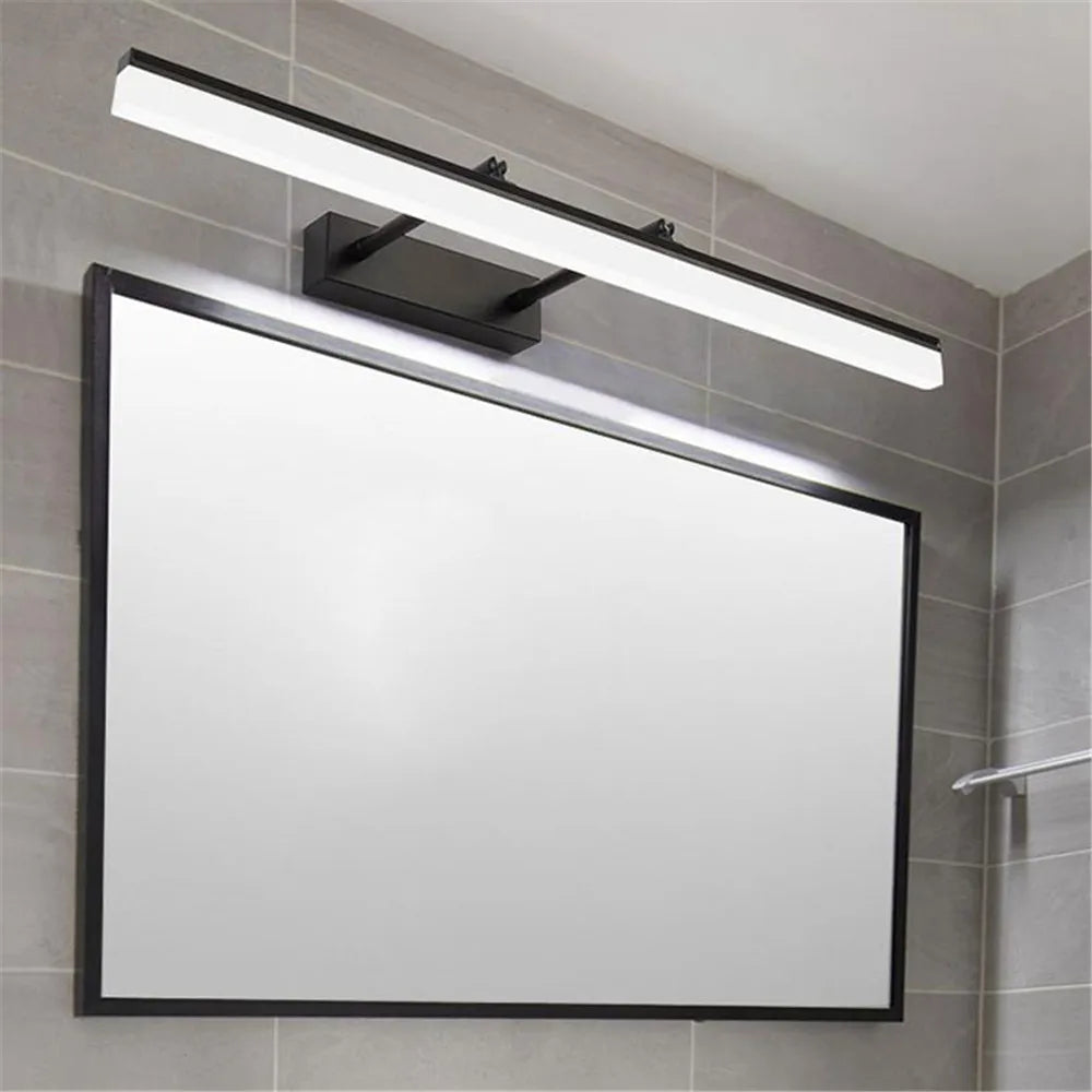Luces LED DecorBites™ para espejo de baño o armario - Negro, plateado y cromado