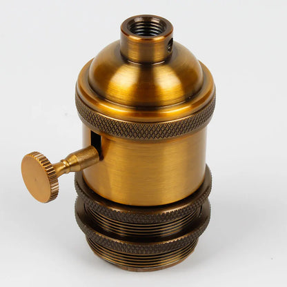 DecorBites™ E27 Industrial Lamp Base Holder Aluminum Retro Pendant Fixture