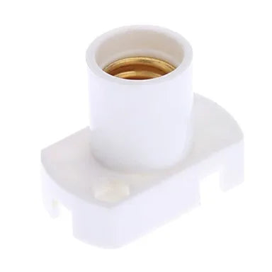DecorBites™ E12 White Base Bulb Socket Lamp Holder Set of 10 High Quality Lighting Accessory