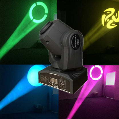 Decorbites™ 30W LED Moving Head Spot Light - Super Hellstrahler für Bühne DJ Gobo Licht
