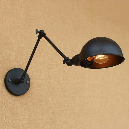 DecorBites™ Black Edison Retro Vintage Wall Lamp Industrial Style LED Sconce Applique
