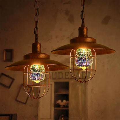 Decorbites™ Bunte Feuerwerk-3D-Tischlampen-Birnen - Warmes Weißes Nachtlicht