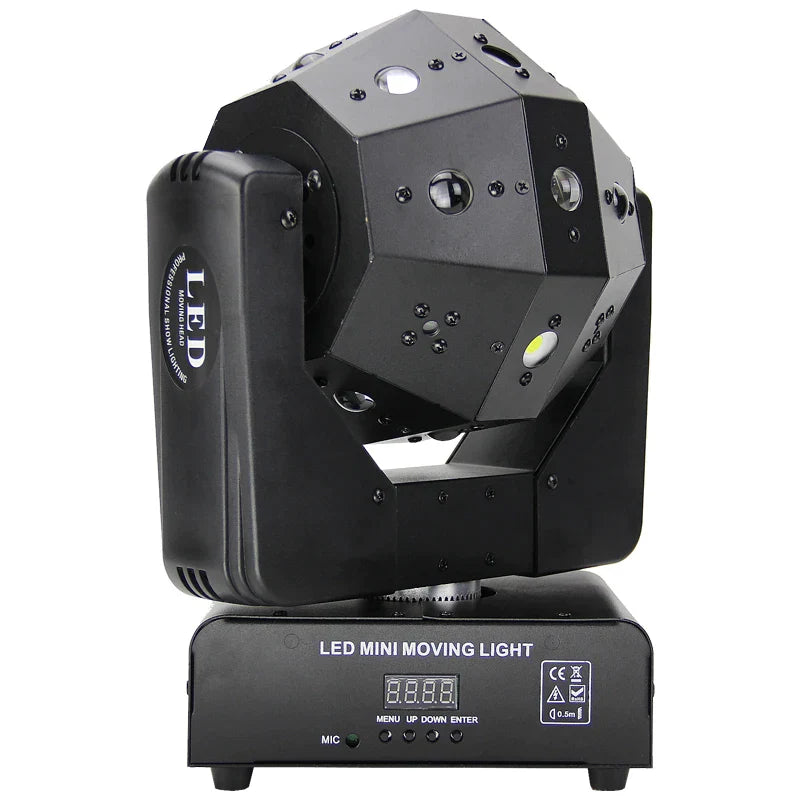 DecorBites™ 16*3W RGBW Laser Football Light Strobe Beam Projector DJ Disco Moving Head