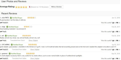 Adaptador divisor DecorBites™ GU10 a E14, convertidor de casquillo para bombilla, accesorio de iluminación