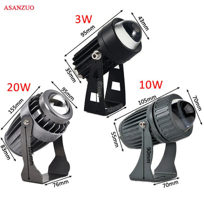 Foco LED DecorBites™: Foco impermeable IP65 para iluminación de jardines y paisajes