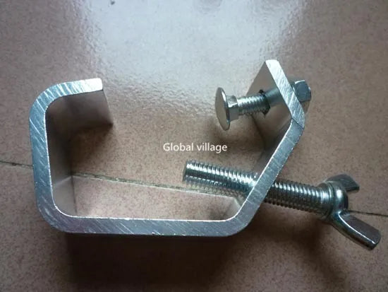 مشبك إضاءة من الألومنيوم من DecorBites™ - عبوة من 5 قطع