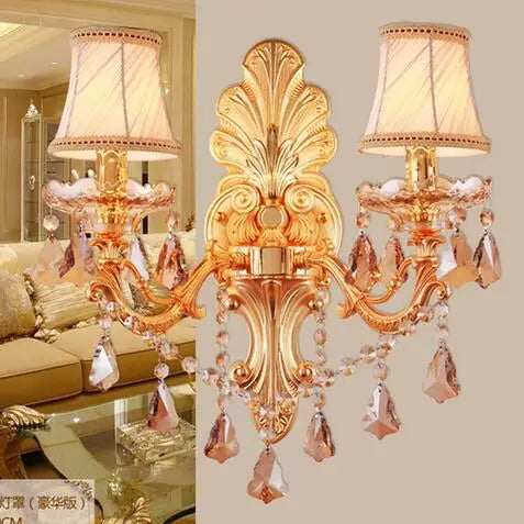 Alloy Crystal Wall Light