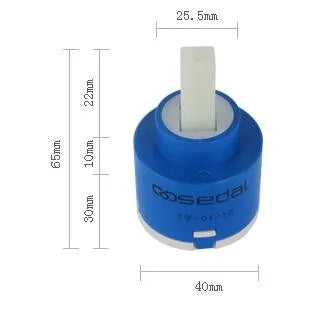 خلاط صنبور خرطوشة سيراميك DecorBites™ مقاس 35 مم و40 مم، مع محور عزم دوران منخفض