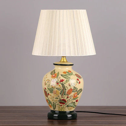 DecorBites™ LED Ceramic Table Lamp for Living Room, Bedroom, Study - Home Decor Lighting