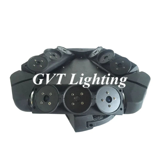 ديكوربايتس™ 9 عيون ليزر العنكبوت المتحرك الرأس مع إضاءة مسرح 3 × 3 LED