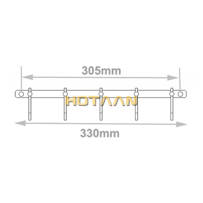 خطاف رداء من النحاس العتيق من DecorBites™، أدوات حمام لتنظيم أنيق