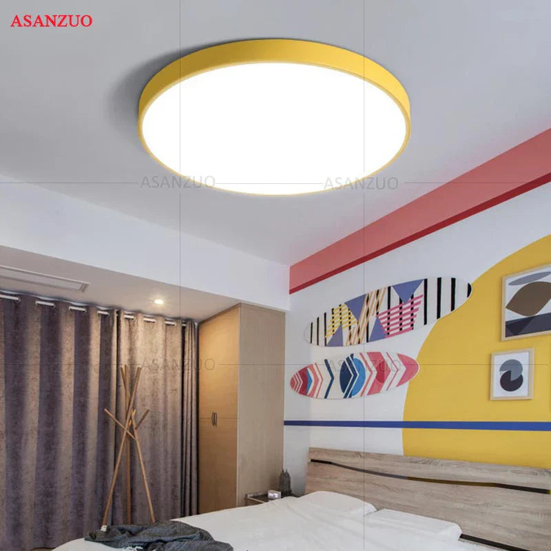 DecorBites™ LED Round Ceiling Light for Kitchen, Kids Room, Dining, Ultra-thin Modern Design