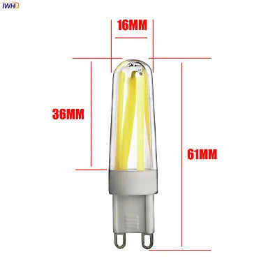 DecorBites™ Dimmable COB LED Bulb 240LM Bi-pin Lamp Warm White/Cool White 110v-220v