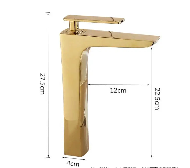 DecorBites™ Basin Faucet: Black/White Brass Mixer Tap, Bathroom Sink Water Crane, Hot & Cold.